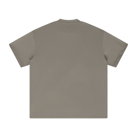 Ambrosi Paris - T-Shirt Oversize Signature Camel Gris