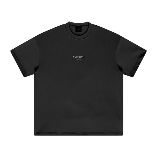 Ambrosi Paris - T-Shirt Oversize Signature Noir
