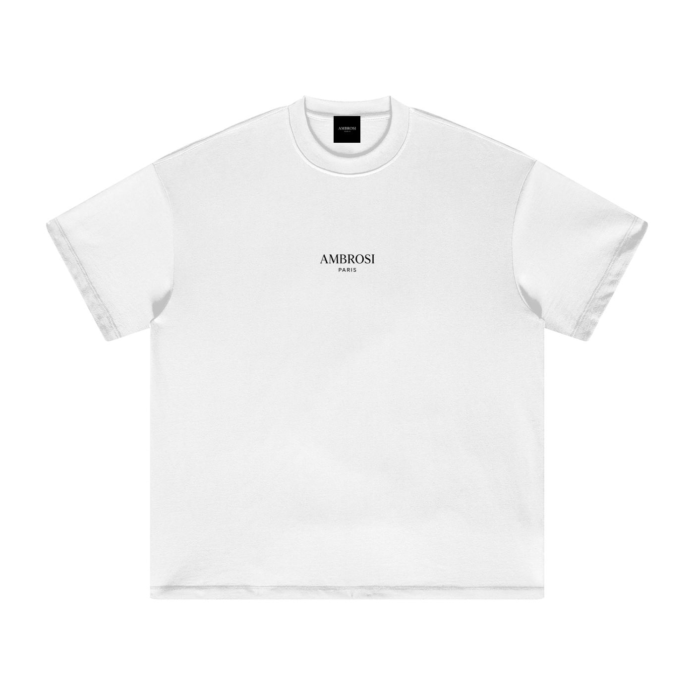 Ambrosi Paris - T-Shirt Oversize Signature Blanc
